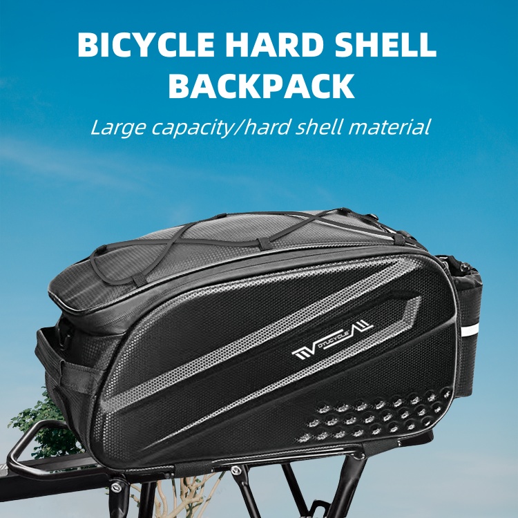 Mountain Biking Fanny Pack - Fahrradtasche, Hartschalen-Rücksitztasche, Mountainbike-Gepäcktasche, Fahrradzubehör, 10 l
