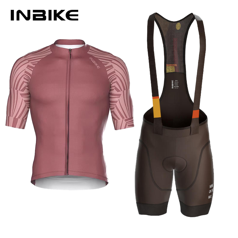 Mountain Biking Overalls - INBIKE Pro Rennrad-Trikot und Trägerhose Set