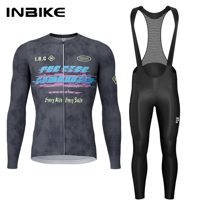 Mountain Biking Overalls - INBIKE Frühling Herbst Radfahren Set Radfahren
