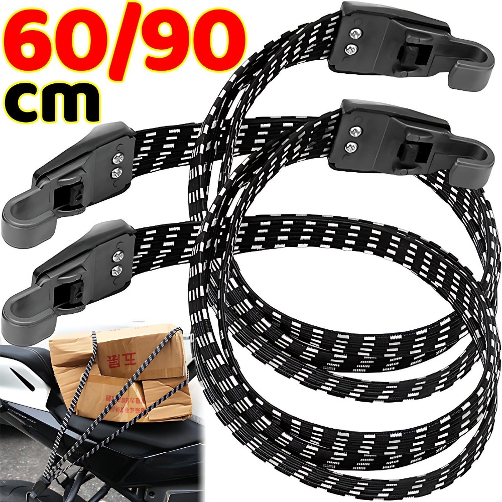Mountain Biking Fanny Pack - Fahrrad-Gepäckseil Elastische Trägergurte Elastischer Gummigurt mit