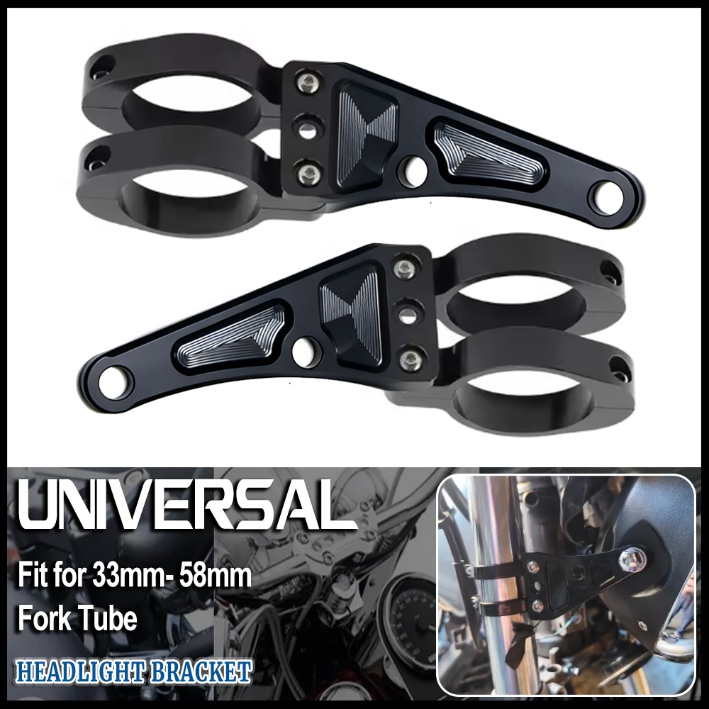 Mountain Biking Denver - Universal 33mm-58mm Scheinwerfer Halterung Schellen Gabel