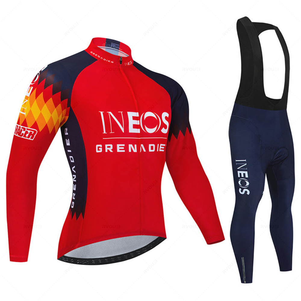 Mountain Biking Overalls - Ineos Team Herren Frühling Sport Radtrikot