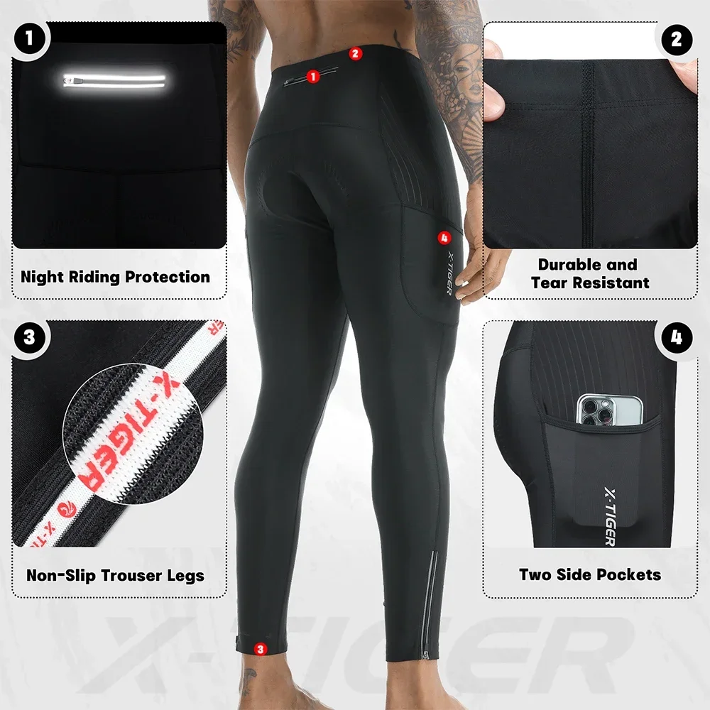 X-TIGER Männer Fahrrad hose 5d – Mountain Biking Overalls Bewertung und Preis