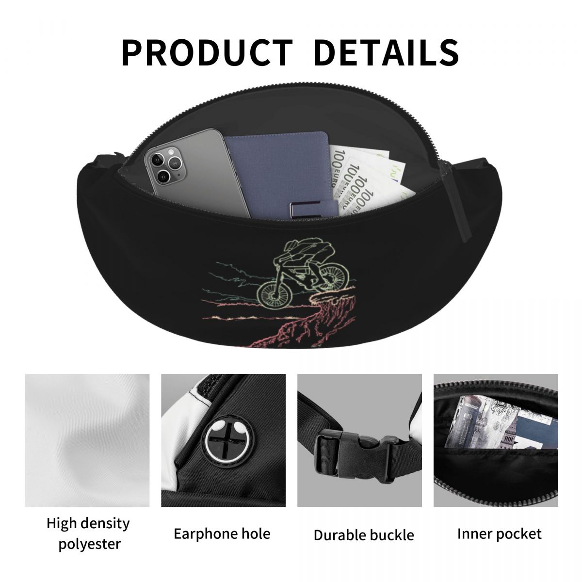 Benutzerdefinierte Casual Moun – Mountain Biking Fanny Pack Bewertung und Preis